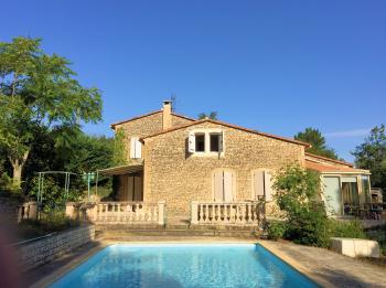 Villa charm pool - Saignon - Mas Lauretim - Luberon Provence